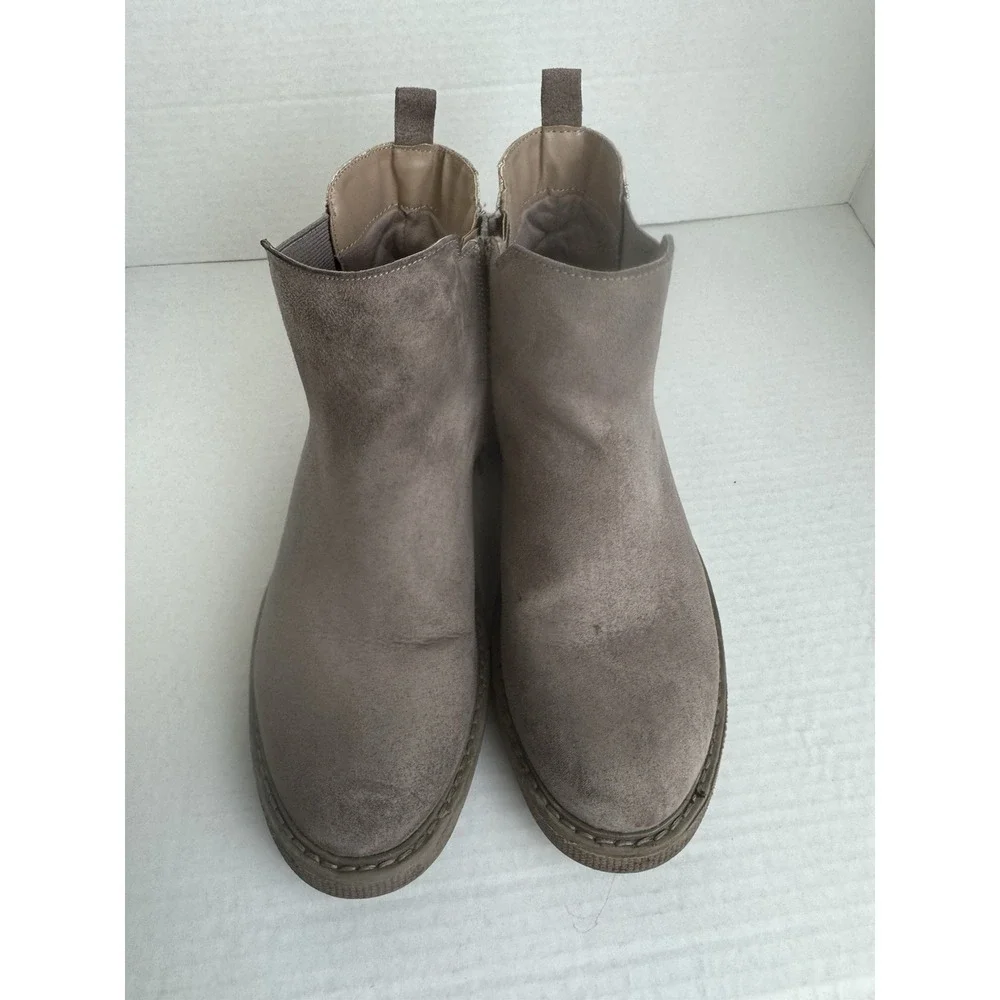 YOUTH GIRL'S STEVE MADDEN *JHOWL* BOOT COLOR~TAUPE SIZE‎ KIDS 4